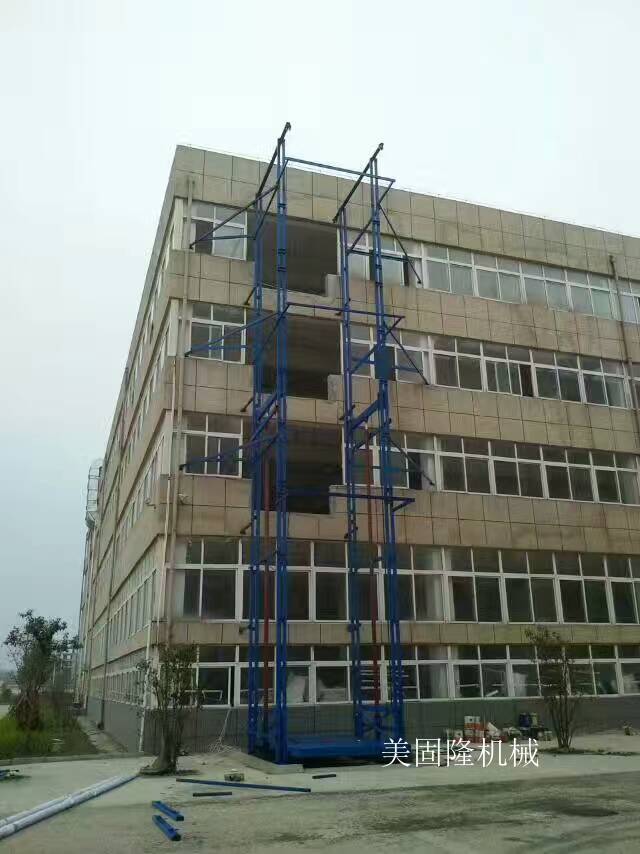 湛江室外双臂导轨式升降机厂家