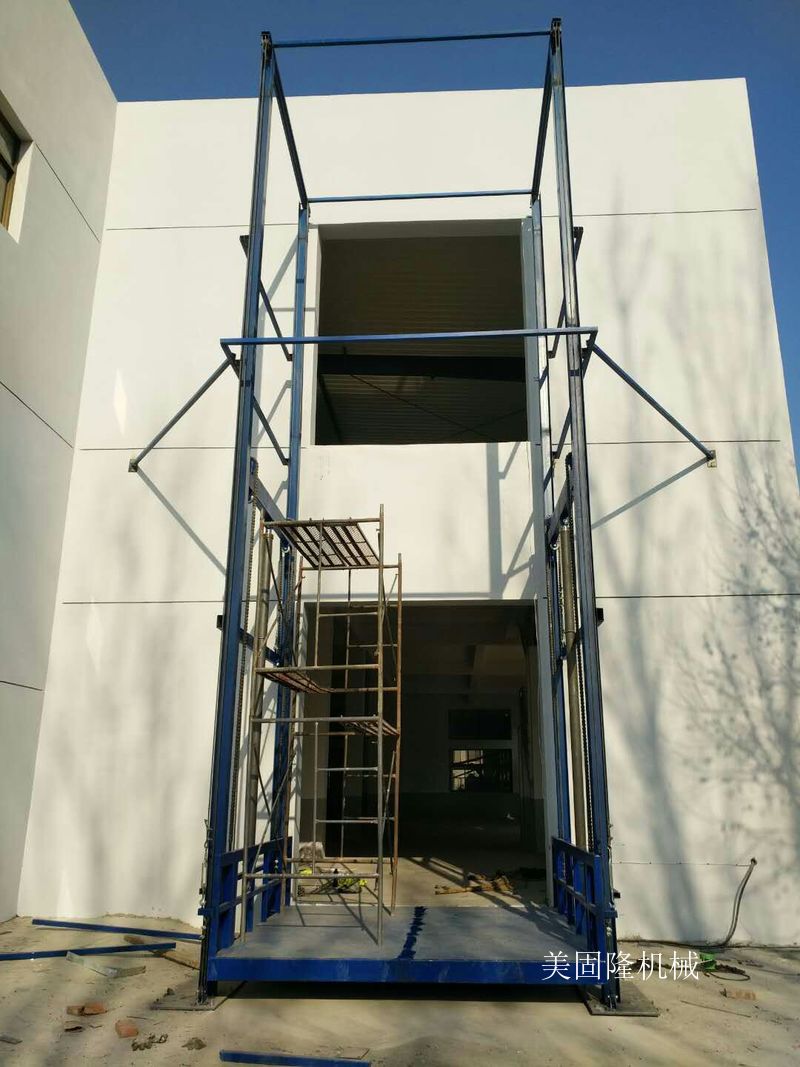 湛江仓库专用导轨式升降货梯价格