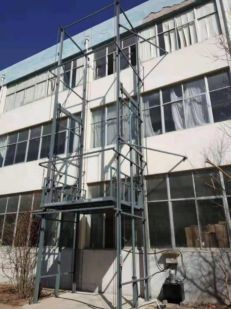 湛江室外贴墙货梯